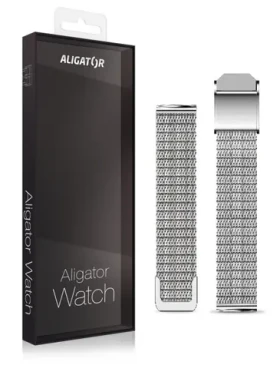 Aligator Náhradný kovový remienok pre Watch Grace 16mm / strieborný (16AW0006)
