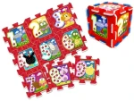 STAMP Penové podlahové puzzle Zvieratká a čísla