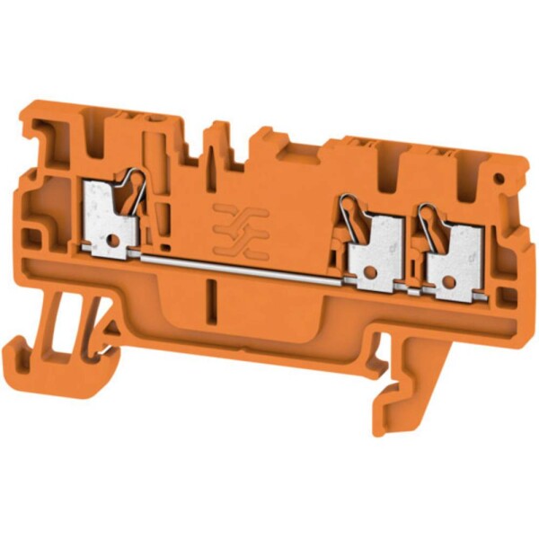 Weidmüller 1552780000 priechodná svorka 3.50 mm pružinová svorka oranžová 50 ks; 1552780000