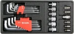 YATO YT-55451 / Vložka do zásuvky - súprava imbus amp; torx amp; bity / 31ks (YT-55451)