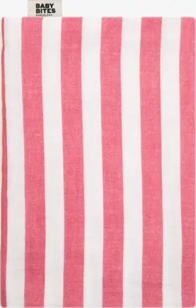 Baby Bites Zavinovačka mušelínová Sailor červená s pruhmi / Zavinovačka / 120x120 cm (003-MUSE-RROS)