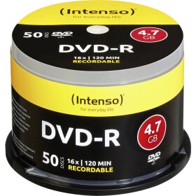 Intenso 4101155 DVD-R 4.7 GB 50 ks vreteno; 4101155 - Intenso DVD-R 4,7GB 16x, 50ks