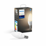 Philips Hue LED žiarovka E14 5.5W teplá biela / múdra LED žiarovka / 470 lm / 2700 K / stmievateľná (SKL000342641)