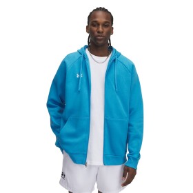 Mikina Under Armour Rival Fleece FZ Hoodie Ether Blue/ White XL