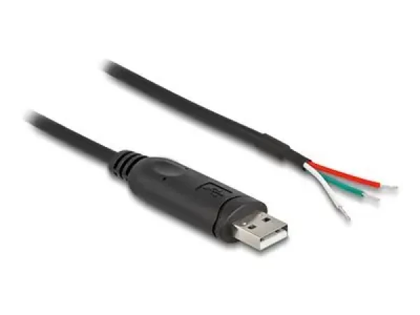 DeLock Adaptér USB 2.0 Typ-A na RS-485 čierna / Adaptér / 0,5 m (64242)