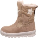 Dievčenské zimné topánky FLAVIA Brown/Gold GTX Superfit 1-000219-3000 - 32