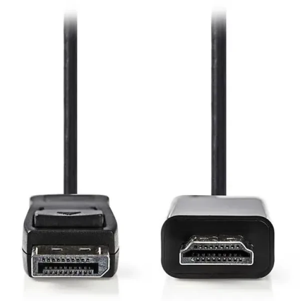 Nedis DisplayPort - HDMI čierna / Redukčný kábel / DisplayPort (M) - HDMI (M) / DP 1.2 / 3 m (CCGL37100BK30)