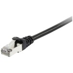 Equip 605594 RJ45 sieťové káble, prepojovacie káble CAT 6 S/FTP 5.00 m čierna pozlátené kontakty 1 ks; 605594