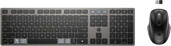HP Hewlett Packard (HP) HP 725 Multi-Device Rechargeable Belaidė klaviatūra ir pelė Combo EURO