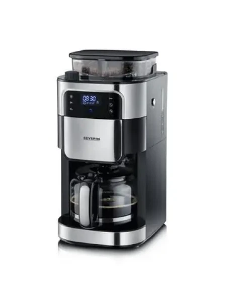 Severin KA 4813 čierno-strieborná / Kávovar na prekvapkávanú kávu / 1000W / 1.25 l (KA 4813)