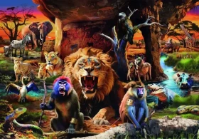 Clementoni 31722 Puzzle Schôdza zvierat 1500 dielikov