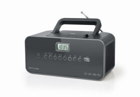 Muse M-28DG sivá / Rádio / CD / 4W / AUX (M-28DG)