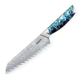 Dellinger Resin Future modrá / Nôž Santoku / 170 mm (K-H189)