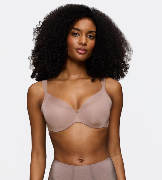 Dámska podprsenka BMU Illusion Curve Bra W01 - BROWN - svetlohnedá 00ZE - TRIUMPH CHOCOLATE MOUSSE 90C