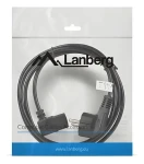 Lanberg CA-C13C-12CC-0018-BK čierna / Napájací kábel / 2 m / IEC C13 / CEE7/7 (CA-C13C-12CC-0018-BK)