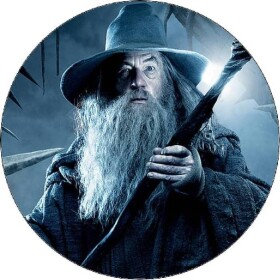 Jedlý papier Pán prstenov Gandalf s hriankovou paličkou 19,5 cm - Pictu Hap - Pictu Hap