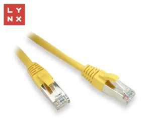 Lynx patch kábel Cat5e FTP žltý / Patch kábel / 5 m / CCA (LX-FTP5E-050-YELLOW)