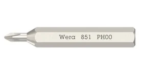 Wera 851 PH00 30 mm / Skrutkovací bit / Phillips / 4mm šesťhran (05058120001)