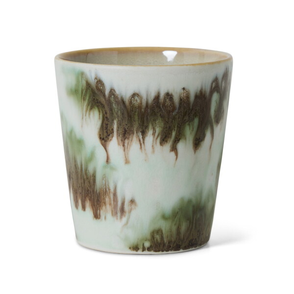 HK living Hrnček Coffee mug 70's Tide 230 ml