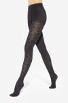 Pančuchy Gatta Lorien vzor 27 40 den 5-XL nero 5-XL