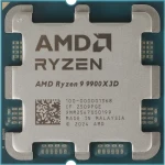 AMD RYZEN 9 9900X3D @ 4.4 GHz - TRAY / Turbo 5.5GHz / 12C24T / L1 0.96MB L2 12MB L3 128MB / AM5 / Zen 5 / 120W (100-000001368)