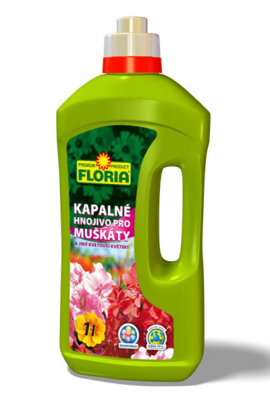 AGRO FLORIA kvapalné hnojivo pre muškáty 1 l