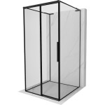 MEXEN/S - Rox-3S L sprchový kút 3 stenný, posuvný ľavá 110 x 110, čierna okraj, čierna 8C2L-110-110-70-70-3S-L