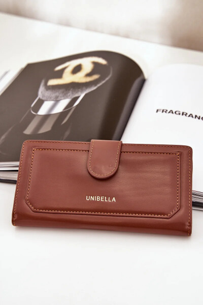 Dámska peňaženka z ekokože hnedej farby Kalinessa Univerzální