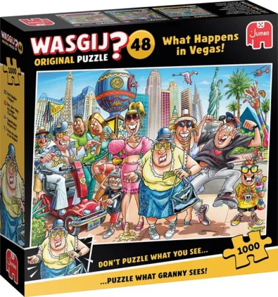 JUMBO Puzzle WASGIJ Original 48: Čo sa stane vo Vegas