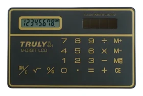 Truly 601 / Vrecková kalkulačka / 8miestny displej / Odmocnina / Automatické vypnutie