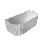 BESCO - Voľne stojaca vaňa LEYA biela, sifón so štrbinovým prepadom - Farba - Biela, Farba sifónu - Biela, Rozmer vane - 170 × 78 cm VANLEY170WNW