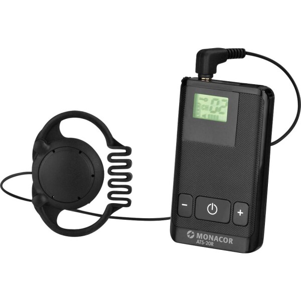 Monacor ATS-20R headset mikrofónový prijímač Druh prenosu:bezdrôtový; 254560