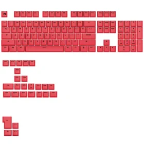 Glorious vymeniteľné klávesy GPBT Basics (ANSI US) - Revive Red / PBT / 133 ks / ANSI US layout / Cherry MX(+) (GLO-KB-ACC-KC-GPBT-BA-RRED-US)