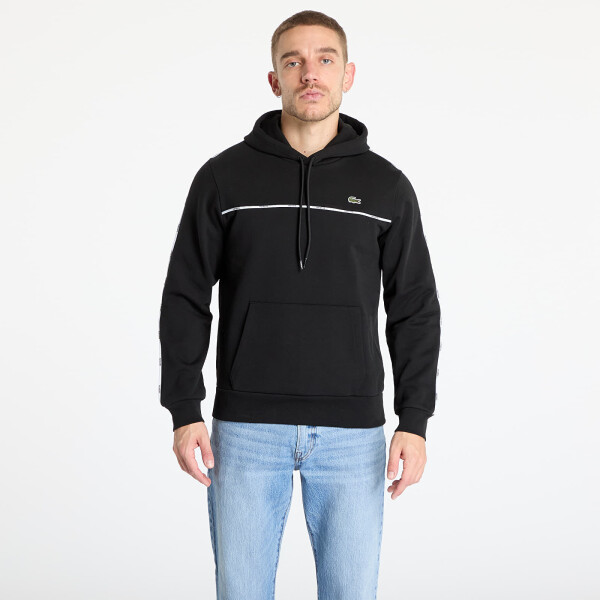 Mikina LACOSTE Non Brushed Fleece Black L