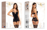 Dámsky erotický korzet Xiomara - BEAUTY NIGHT FASHION černá L/XL