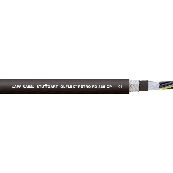 LAPP 23325/500 vedenie ťažnej reťaze ÖLFLEX® PETRO FD 865 CP 5 G 1 mm² čierna 500 m; 23325/500