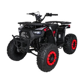 Mamido Detská benzínová štvorkolka RamiGO MONSTER 200CC čierno-červená
