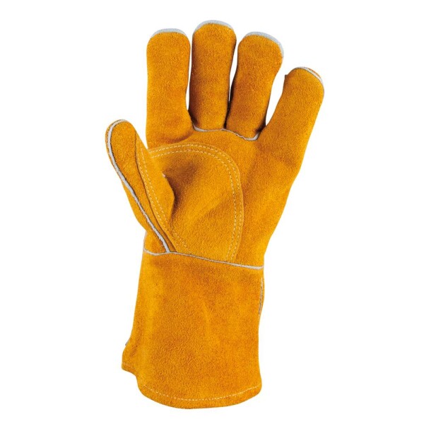 Zváračské kožené rukavice, 8 KS Tools 985.7034; 985.7034