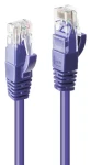 Lindy fialová / Patch kábel / Cat 6 U/UTP / RJ45-RJ45 / 0,3 m (48120)