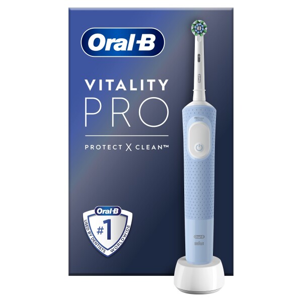 Oral-B Vitality Pro Protect X Clean modrá / Eletrická zubná kefka / oscilačné / 3 režimy / 2D technológia (Vitality Pro Protect X Clean V)