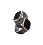 UNIQ Revix Premium Edition Reversible Magnetic remienok pre Apple Watch 49 45 44 42 mm - CHARCOAL (sivá) (8886463684283)