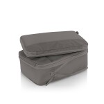 Cestovne organizery Heys Ecotex Compression Packing Cube 4 Pc Set Grey Stone