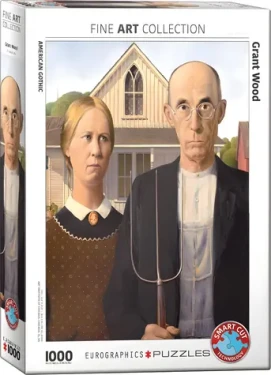 EUROGRAPHICS Puzzle Americká gotika