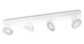 Philips Clockwork 4x4.5W biela / LED bodové svietidlo / 2000lm / 2700K / IP20 / stmievateľné (SKL000161736)