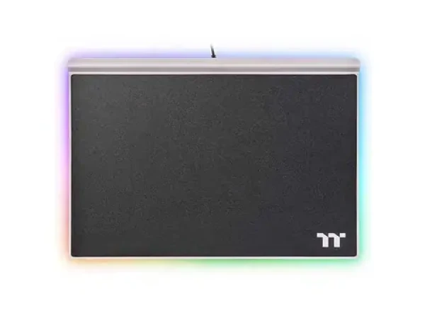 Thermaltake Argent MP1 RGB Gaming Mouse Pad čierna / herná podložka pod myš / 359 x 254 x 10 mm / USB (GMP-MP1-BLKHMC-01)
