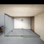 H K - Sprchovací kút DIAMOND 130x100cm L / P variant SE- DIAMOND130100