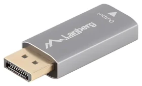 Lanberg strieborná / Adaptér / DisplayPort na HDMI / 4K (AD-DP-HD-01)