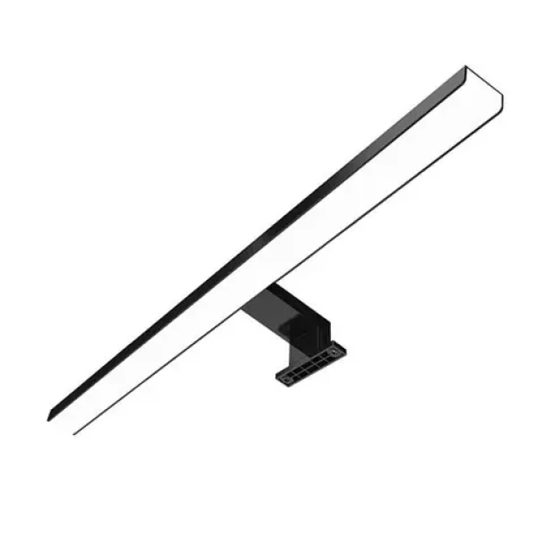 Solight WO828-BLK LED kúpeľňové osvetlenie NAD zrkadlo 3v1 čierna / 12W / 780lm / 4000K / IP44 / 60cm (8592718043292)