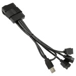 Lian Li USB Hub PW-U2TPAB USB 2.0 A -gt; USB 2.0 9-pin 3x čierna (PW-U2TPAB)