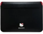Hello Kitty PU Metal Logo puzdro na 14" notebook čierne / Puzdro na notebook / PU koža / Kovové Logo (HKCS14PGHDLMK)